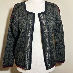 Oleana Norwegian Wool Cardigan Sweater Sz Small from “The Norwegian Story” line